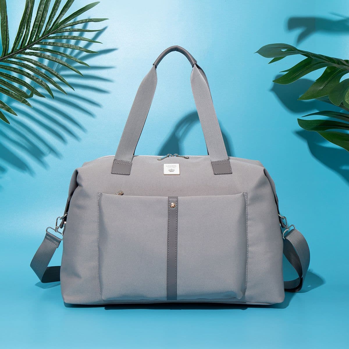 image-Large Capacity Mummy Bag Travel Diaper Pending Delivery Storage