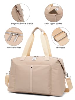 image-Large Capacity Mummy Bag Travel Diaper Pending Delivery Storage