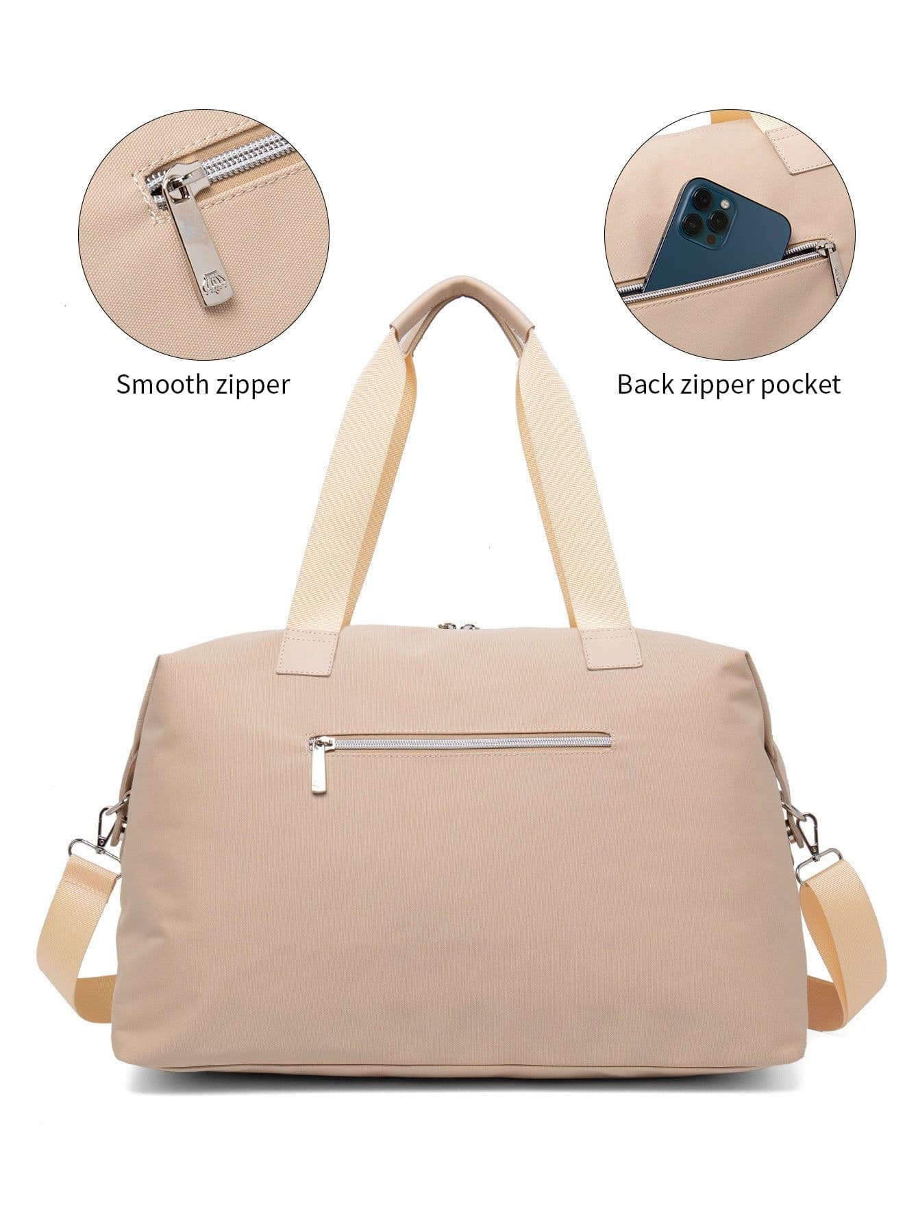 image-Large Capacity Mummy Bag Travel Diaper Pending Delivery Storage