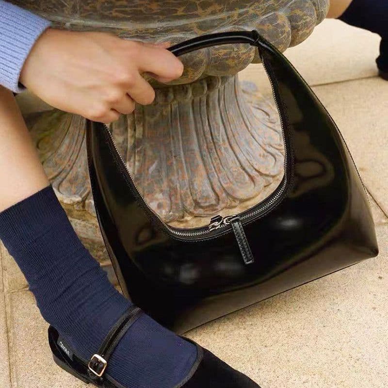 image-All-match Retro Baguette Underarm Bag Women