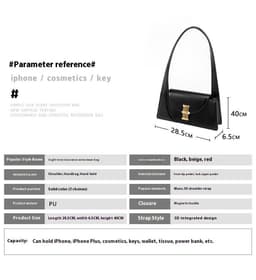image-Niche Retro Underarm Handbag Shoulder