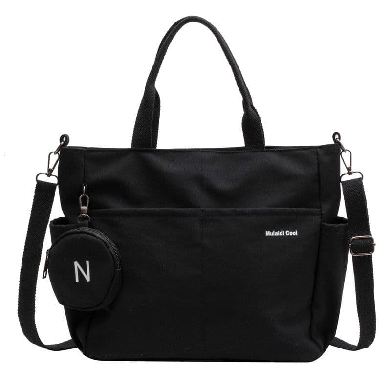image-Niche Casual Fashion Nylon Canvas Tote Bag For Women