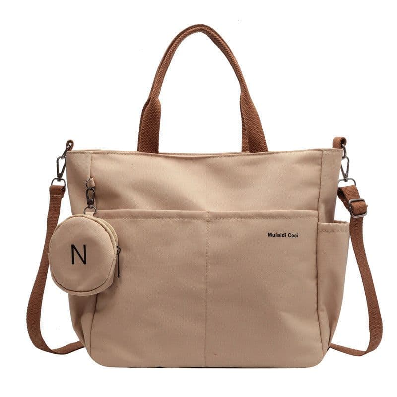 image-Niche Casual Fashion Nylon Canvas Tote Bag For Women