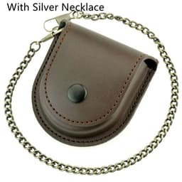 image-New Black 181 Retro Denim Leather Pocket Watch