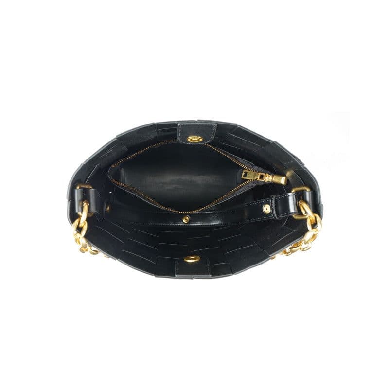 image-Women's Fashion New Woven Bucket Bag