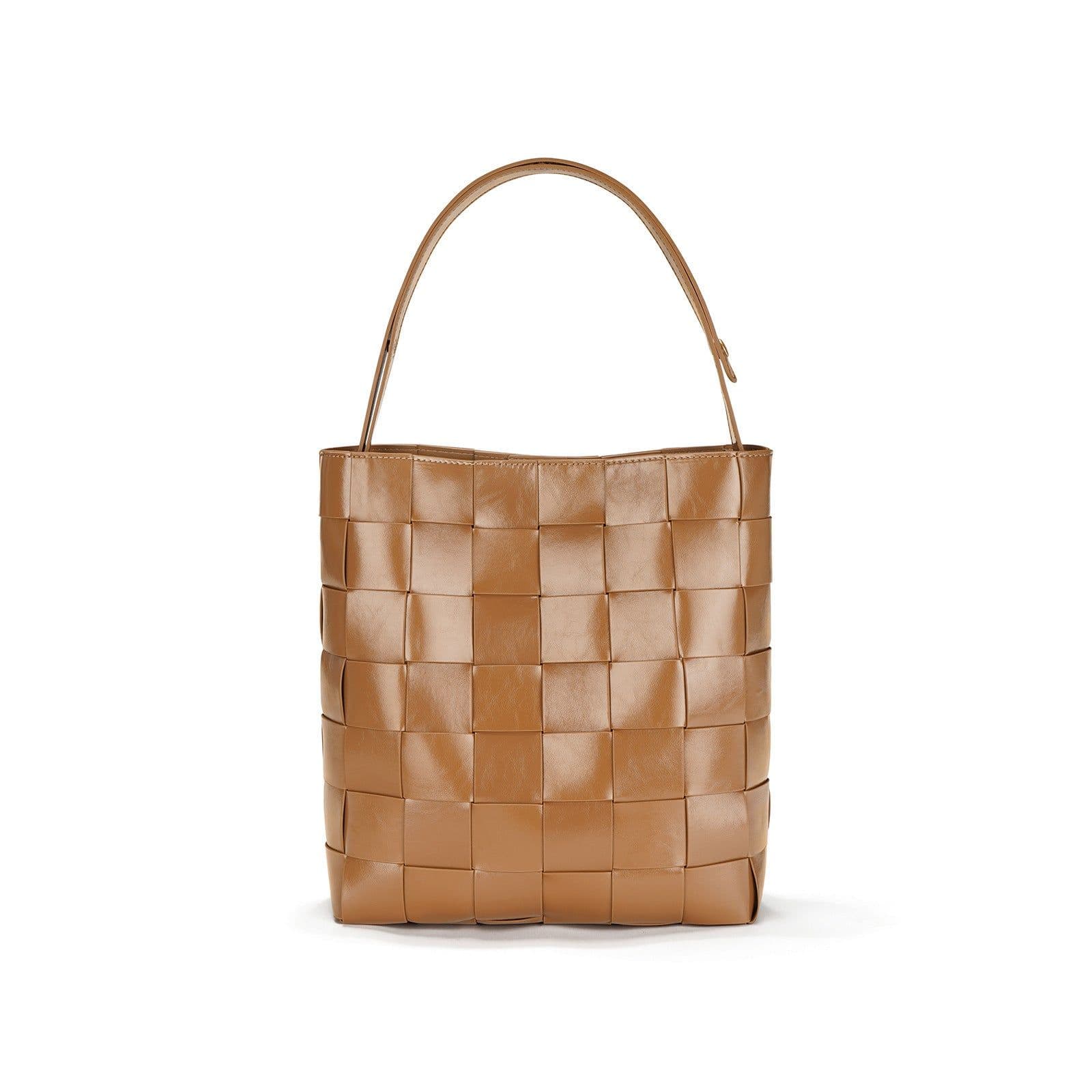image-Women's Fashion New Woven Bucket Bag