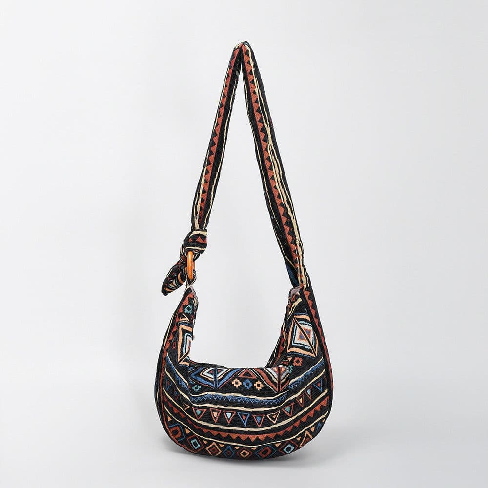 image-Ethnic Wandering Women's Canvas Shoulder Bag