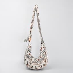 image-Ethnic Wandering Women's Canvas Shoulder Bag