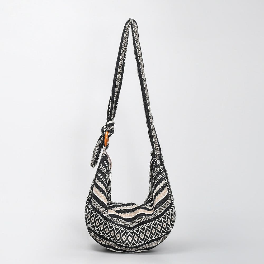 image-Ethnic Wandering Women's Canvas Shoulder Bag