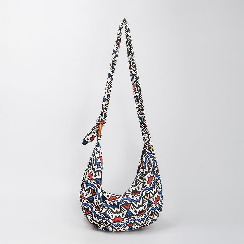 image-Ethnic Wandering Women's Canvas Shoulder Bag