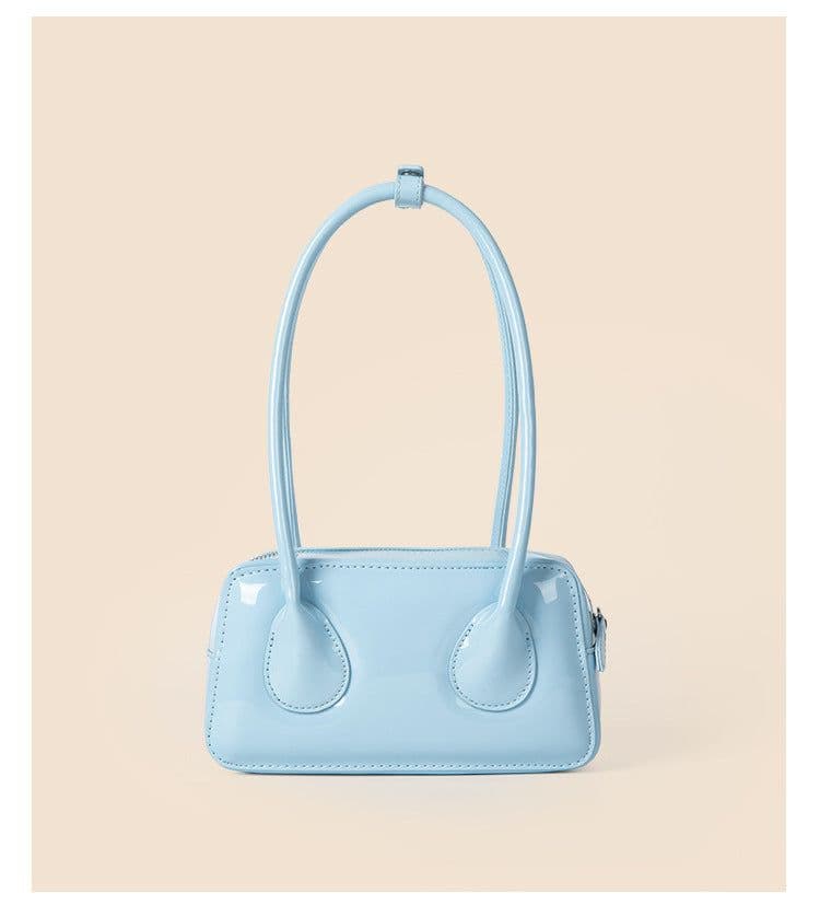 image-Fashion Handbag Shaping Glossy PU