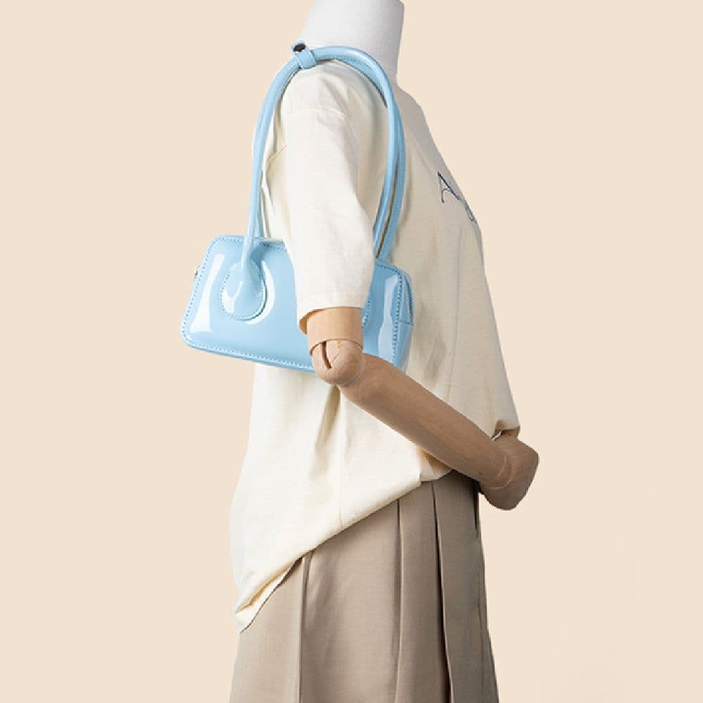 image-Fashion Handbag Shaping Glossy PU