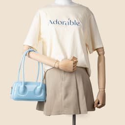 image-Fashion Handbag Shaping Glossy PU