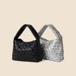 image-Tote Large-capacity Handbag Love Plaid Fashion