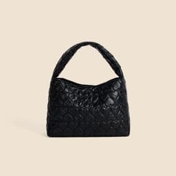 image-Tote Large-capacity Handbag Love Plaid Fashion