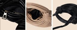 image-Glossy Woven Noodles Fashion Handbag