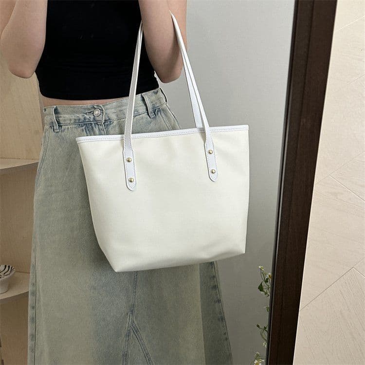image-Women's High-grade Large-capacity Retro Tote Bag