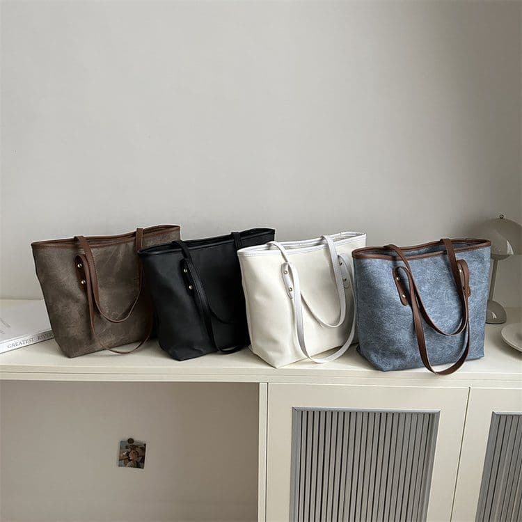 image-Women's High-grade Large-capacity Retro Tote Bag