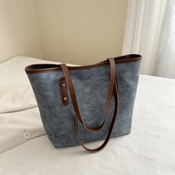 image-Women's High-grade Large-capacity Retro Tote Bag