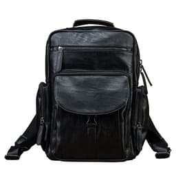 image-Casual Cowhide Large Capacity Backpack Men's Dermal Leather Men's Backpack Schoolbag Fashion
