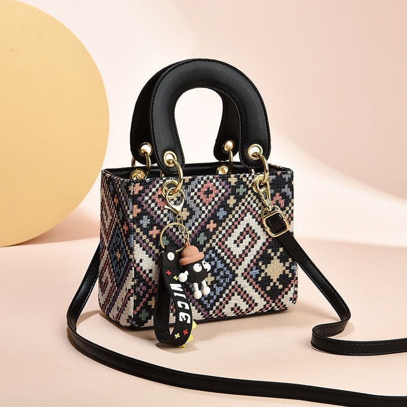 image-Women's Canvas Fashion Special-interest Crossbody Bag