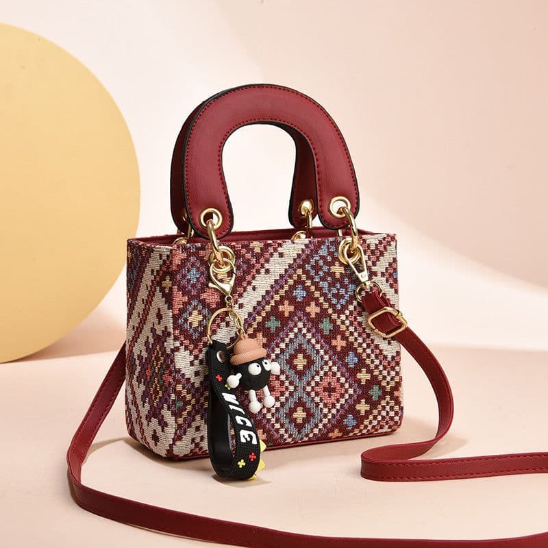 image-Women's Canvas Fashion Special-interest Crossbody Bag