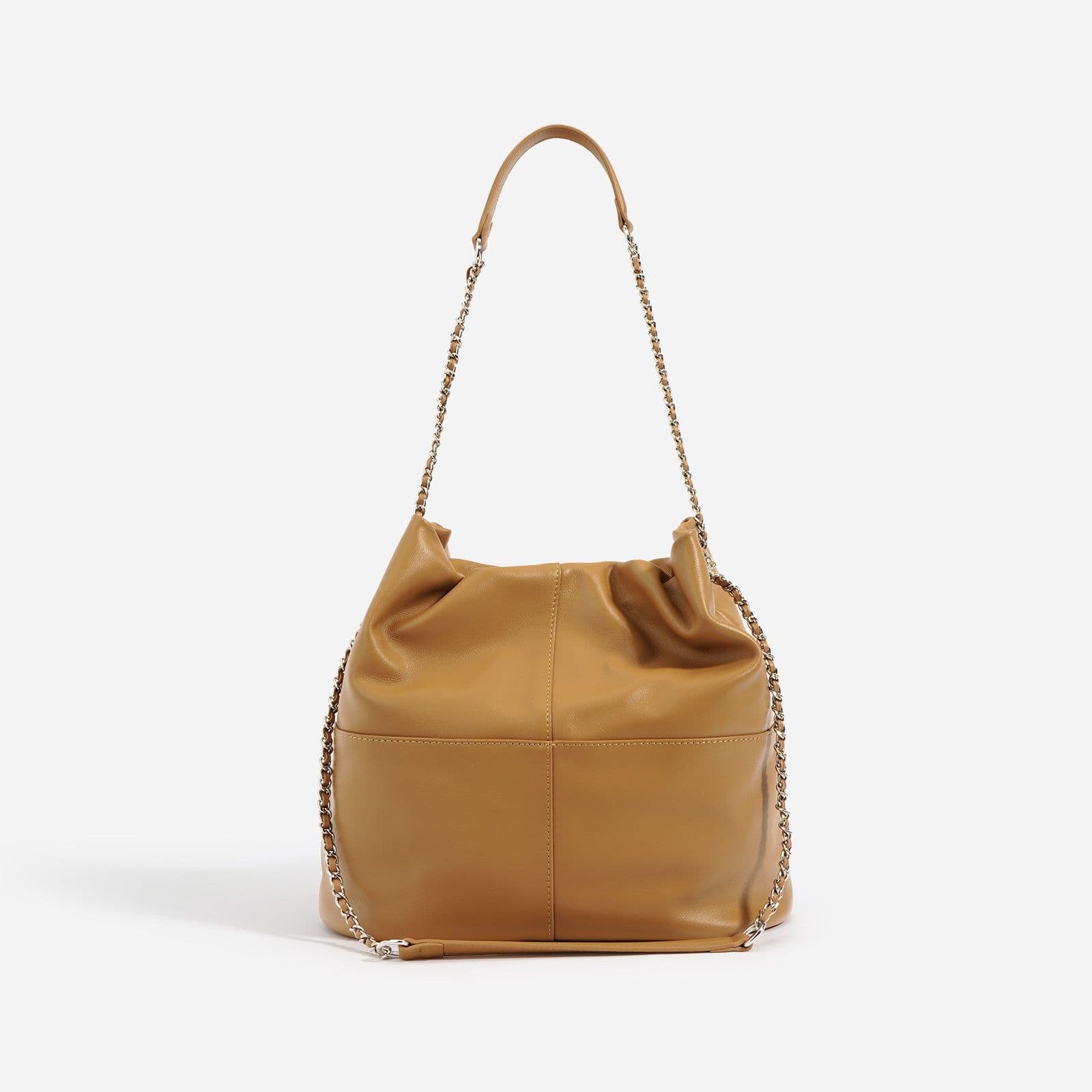 image-Large Capacity Commuter Shoulder Crossbody Chain Bag