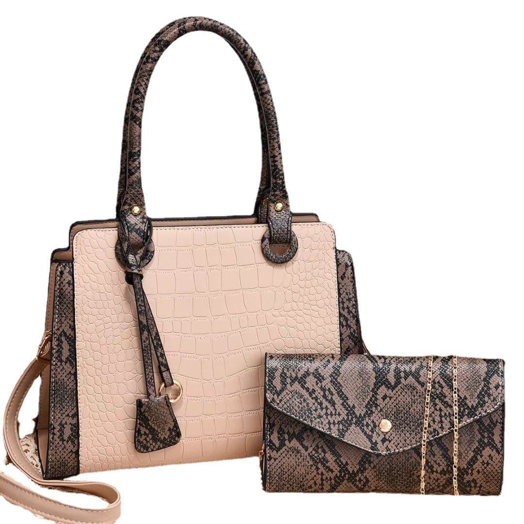 image-New Serpentine Stitching Fashion Combination Bags