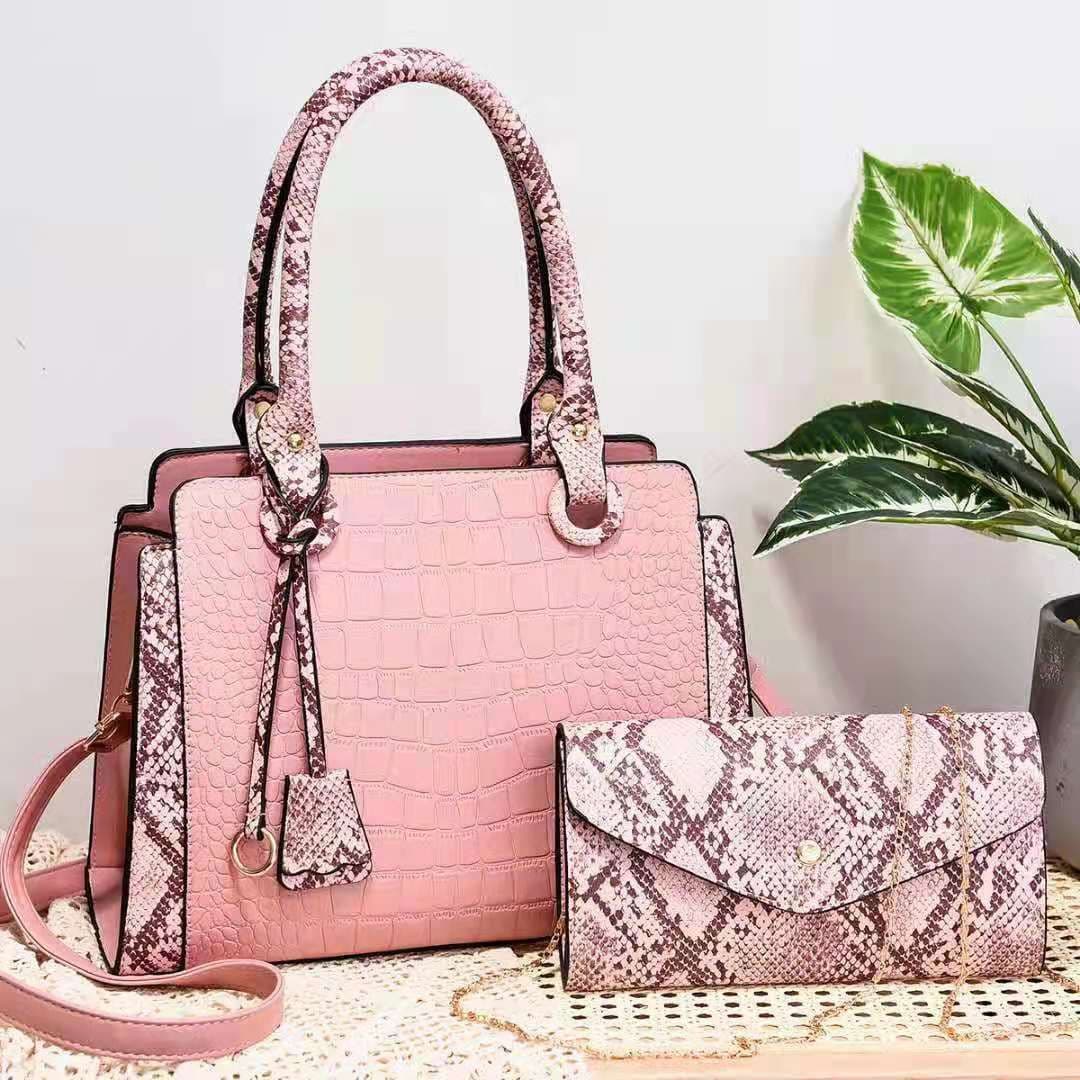image-New Serpentine Stitching Fashion Combination Bags