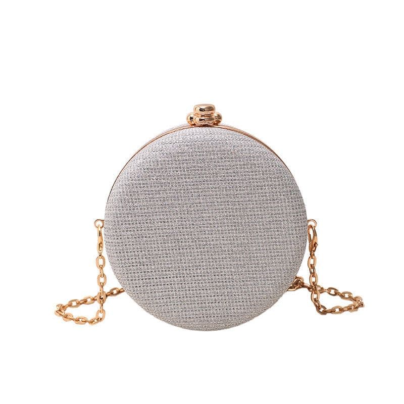 image-Women's Fashion Rhinestone-encrusted Chain Shoulder Messenger Bag