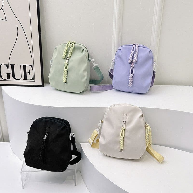 image-Women's Casual Nylon Canvas Crossbody Bag