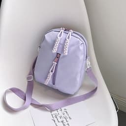 image-Women's Casual Nylon Canvas Crossbody Bag
