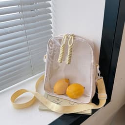 image-Women's Casual Nylon Canvas Crossbody Bag