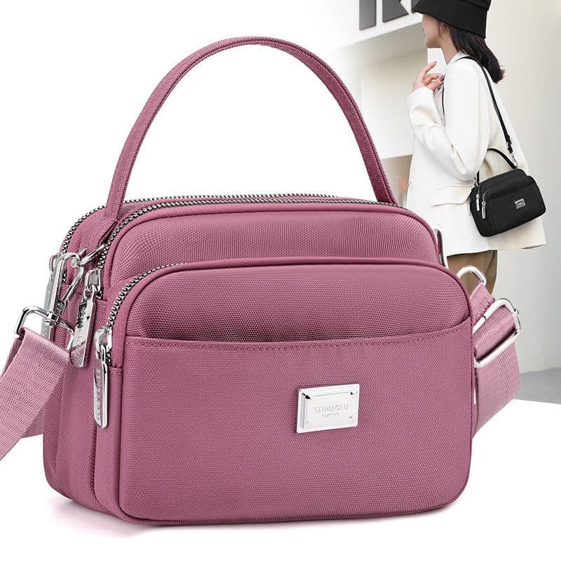 image-Women's Handbag Nylon Cloth Shoulder Messenger Bag