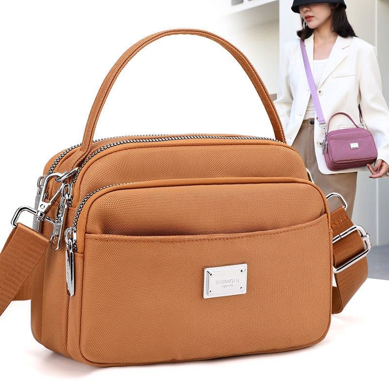 image-Women's Handbag Nylon Cloth Shoulder Messenger Bag