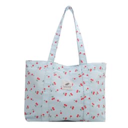 image-Large Capacity Floral Nylon Shoulder Bag