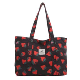 image-Large Capacity Floral Nylon Shoulder Bag