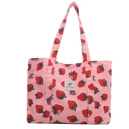 image-Large Capacity Floral Nylon Shoulder Bag