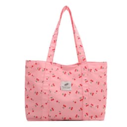 image-Large Capacity Floral Nylon Shoulder Bag