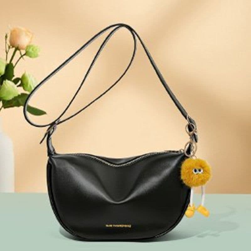 image-Soft Leather Women's Cross-body Bag Design