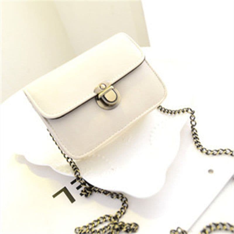image-Women's Fashion Simple Casual Retro Chain Shoulder Crossbody Bag
