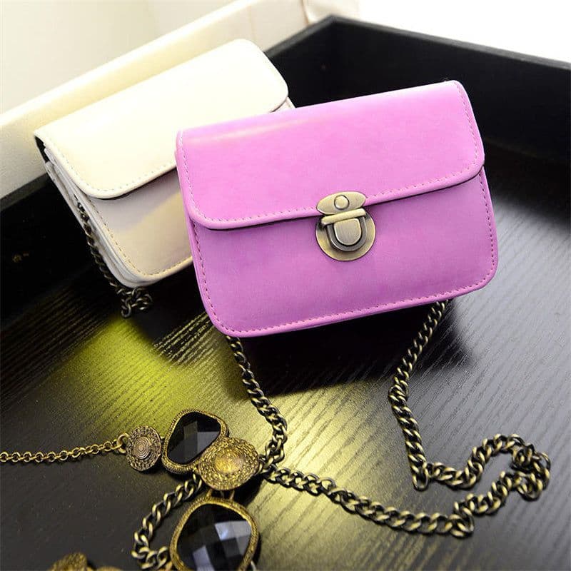 image-Women's Fashion Simple Casual Retro Chain Shoulder Crossbody Bag