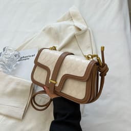 image-Diamond Small Bag Women's New Fashion Shoulder Underarm Bag High-grade Western Style
