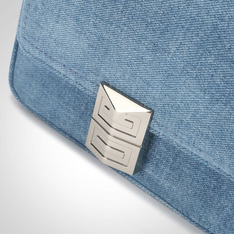 image-New Retro Chain Shoulder Underarm Bag Chain Denim Women's Bag