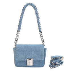 image-New Retro Chain Shoulder Underarm Bag Chain Denim Women's Bag