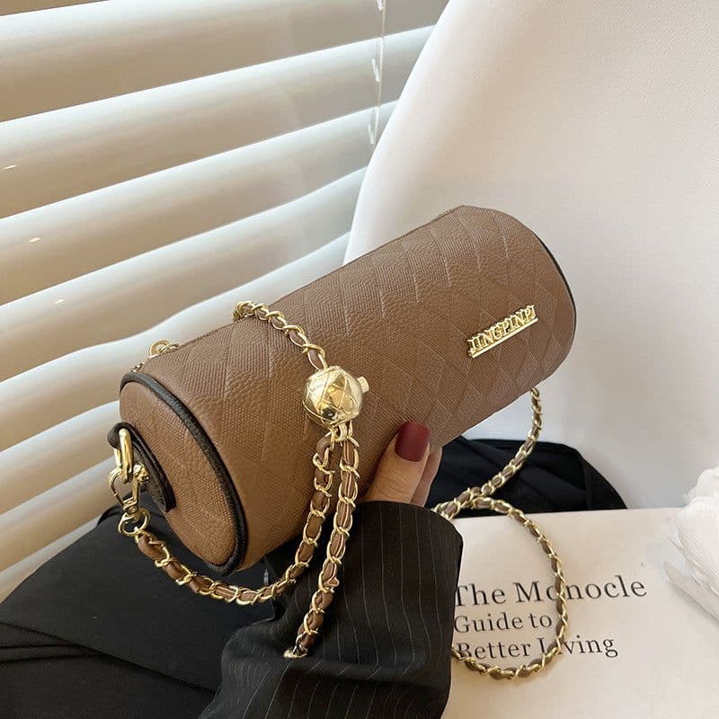 image-Women's Simple Fashion All-match Chain Shoulder Messenger Bag