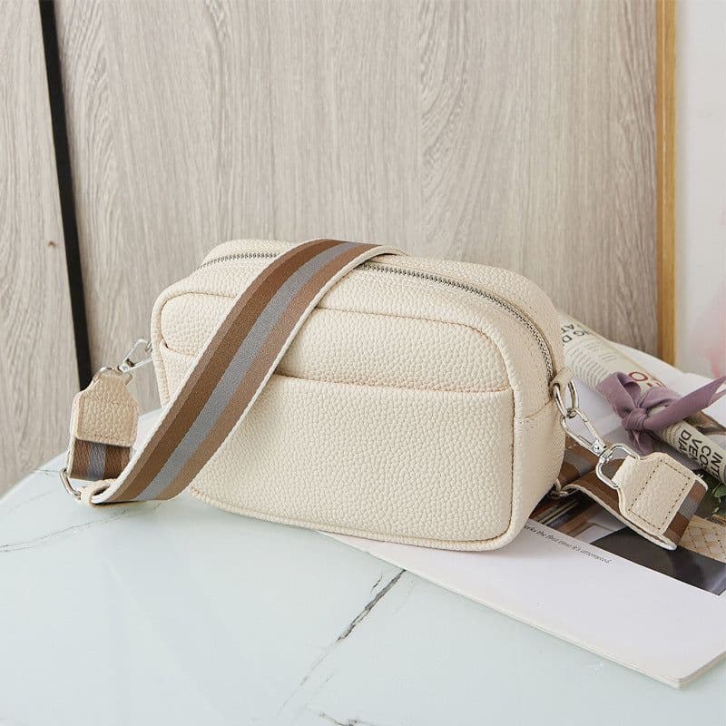 image-Wide Shoulder Strap Shoulder Crossbody Bag
