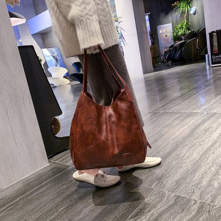 image-New Women's Casual All-matching Fashion Retro Shoulder Bag