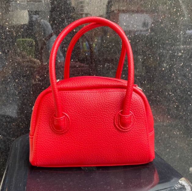 image-Women's Fashion Simple Lychee Pattern Portable Shoulder Messenger Bag