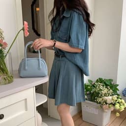 image-Women's Fashion Simple Lychee Pattern Portable Shoulder Messenger Bag
